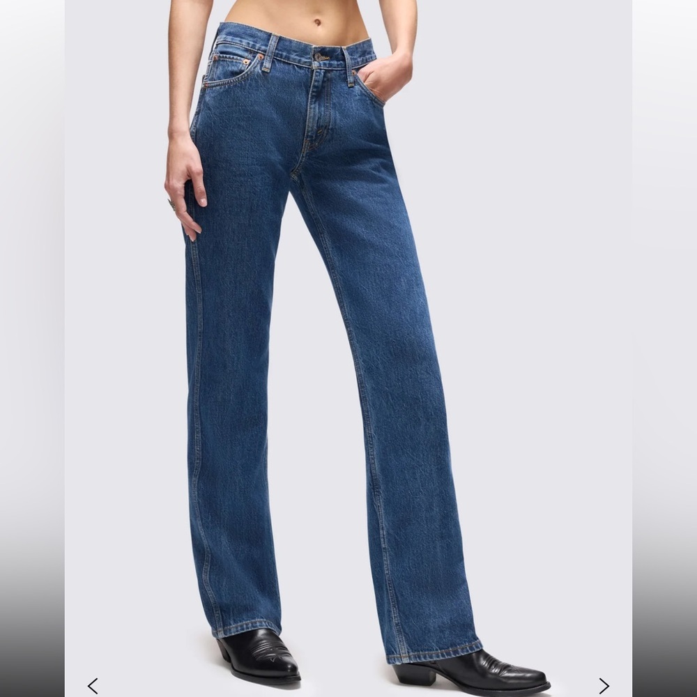 RE/DONE 90S MID RISE LOOSE - RUSTIC INDIGO - SZ 25